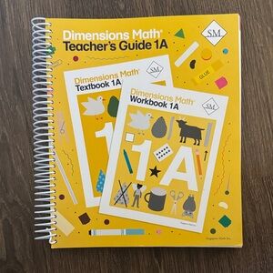 Dimensions Math Teacher's Guide and Workbook 1A Set